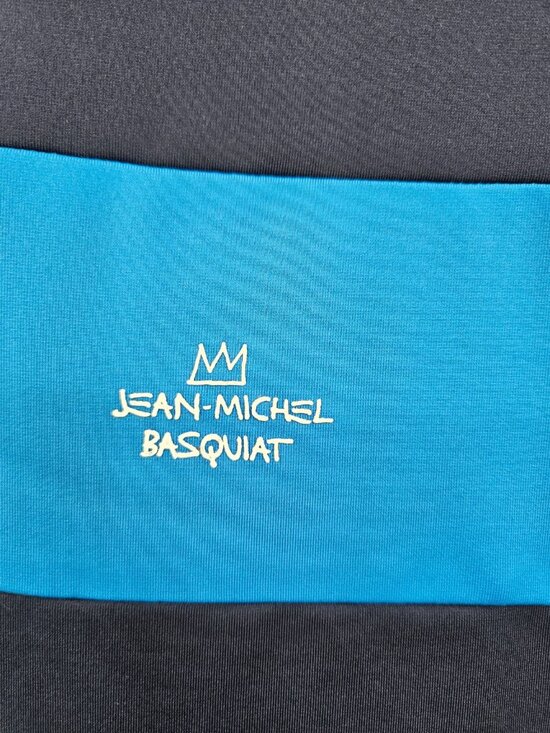 New Jean-Michel Basquiat Blue Shirt Womens 90 Aerocool UV Protection - Picture 3 of 8